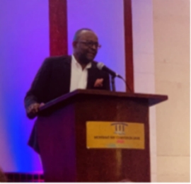 Donovan White, Jamaica’s Director of Tourism welcoming the attendees at the  Jamaica Bridal Expo & Conference