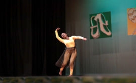 A student of the Abilities Foundation in Kingston performs her piece Overcome at the 2018 Deaf Dance Festival.