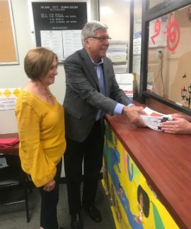 City of Miami District 4 Commissioner Manolo Reyes and his wife Selva “Chacha” Reyes submit the qualification by petition