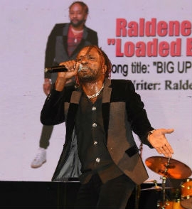 Jamaica Festival Song Winner 2019, Raldene 'Loaded Eagle' Dyer performs his winning song Big Up Jamaica.