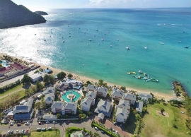 Bay Gardens Beach Resort & Spa and Splash Island Water Park are located on the breathtaking Reduit Beach in St. Lucia.