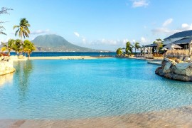 The lagoon pool at Park Hyatt St. Kitts