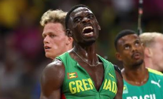 Grenadian decathlete Lindon Victor. (via CMC)
