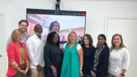 Members of the World Bank’s Improving Mental Health in Sint Maarten Project Team