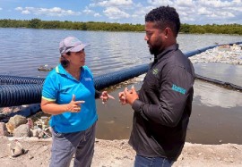Caroline Mahfood, CEO, GraceKennedy Foundation and Michael McCarthy, Managing Director, Clean Harbours Jamaica, are among the presenters at the 36th Annual Lecture of the GraceKennedy Foundation on June 5. PHOTO CREDIT: ASHANNA JACKSON