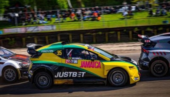 Fraser McConnell finished second in the 2025 RallyX Series in Sweden over the weekend