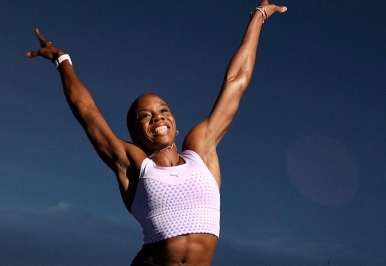 Olympic runner and medalist Megan Tapper.