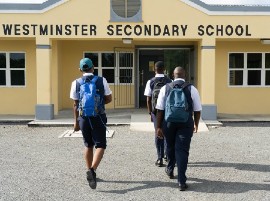 Westminister Secondary School in Guyana. (via TBN Guyana)