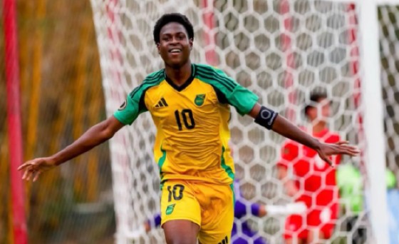 Jahmarie Nolan took home the award for Best Player in the Under-17 World Cup Qualifiers.