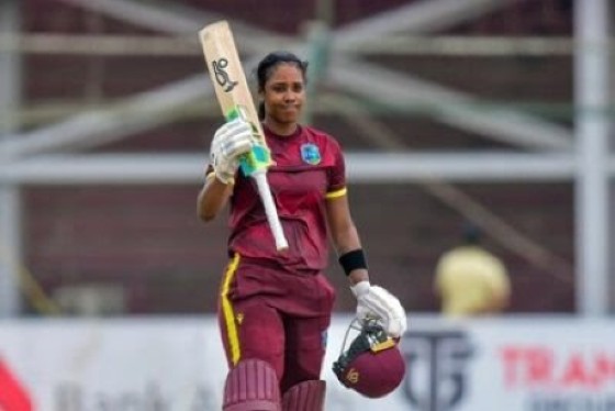 Hayley Matthews scored her eighth ODI century against Bangladesh in the opening ODI