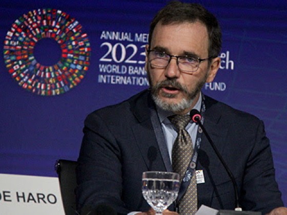 Pierre-Olivier Gourinchas, chief economist and director, Research Department of the IMF (CMC Photo)