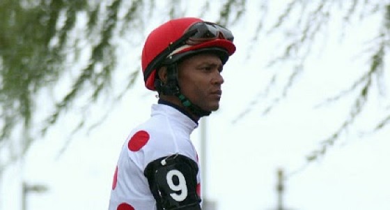 Barbadian jockey Patrick Husbands.
