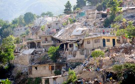 Suburbs of Port-au-Prince following the devastating 2010 earthquake. (Photo: Stephen Matthews)