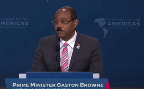 Antigua and Barbuda Prime Minister Gaston Browne.