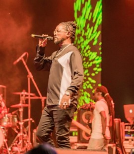 Little Robert performing at the inaugural Nimba Reggae Festival in Conakry, Guinea on September 6th