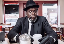 Ron Bobb-Semple as Marcus Garvey (photo courtesy of Triad Stage Theater)