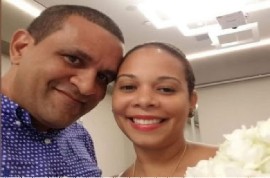 Jolyan Silvera and his wife, Melissa in happier days (File Photo)