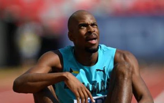 Olympic champion Steven Gardiner of the Bahamas.