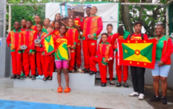 Grenada national swim team. Photo: GASA