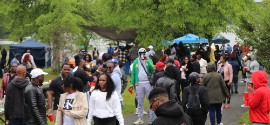 The rain could not stop Trelawnyians from showing up at the 47th staging of the Trelawny annual reunion picnic held at the Rockland County State Park in Nyack, upstate New York. Sunday May 24th, 2026. (Photo by Derrick Scott)