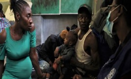 The UN helping to relocate people displaced by gang Violence in Port-au-Prince. (UN Photo)