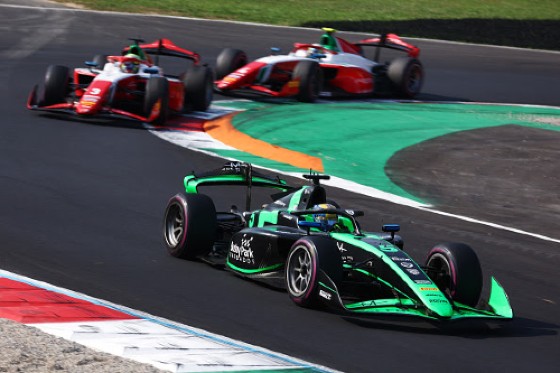 Zane Maloney leads the pack at the Autodromo Nazionale Monza on Sunday.